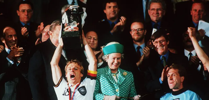 Jürgen Klinsmann und die Queen