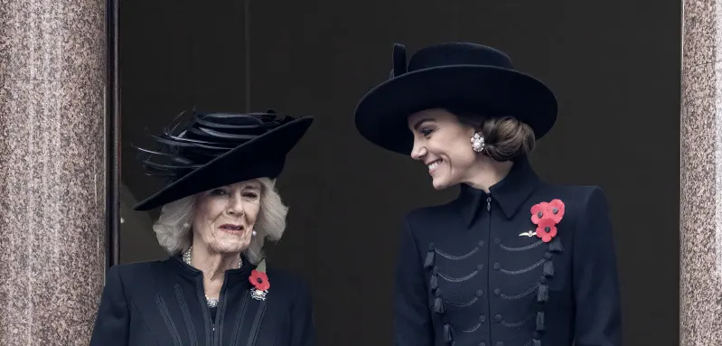 Königin Camilla und Prinzessin Kate
