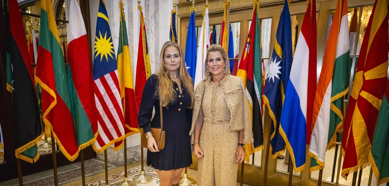 Königin Máxima und Prinzessin Amalia