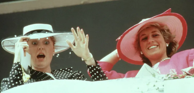 Sarah Ferguson und Lady Diana 