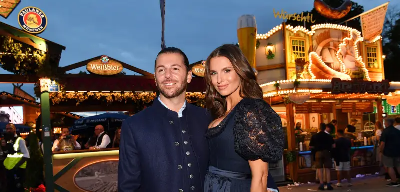 Laura Wontorra und Riccardo Basile werden Eltern.