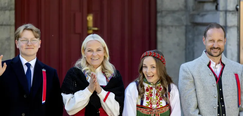 Prinzessin Mette-Marit Prinz Sverre Magnus Prinzessin Ingrid Alexandra Prinz Haakon 2022