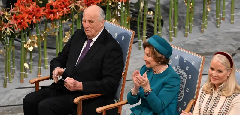 König Harald, Königin Sonja und Prinzessin Mette-Marit.