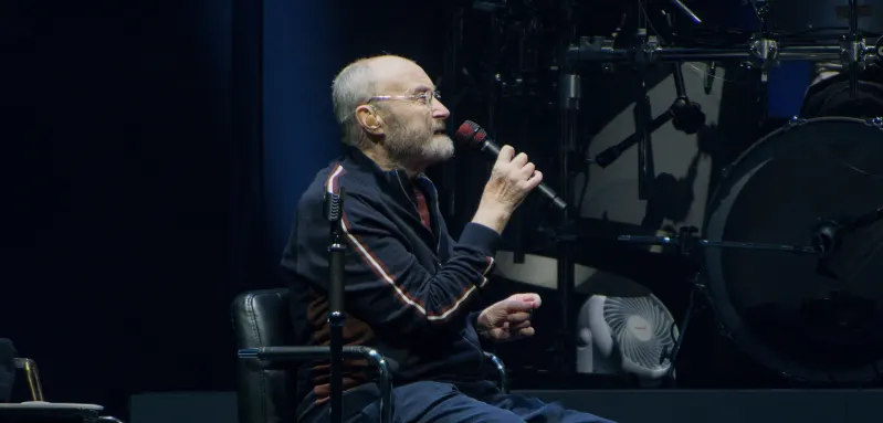 Phil Collins bei einem Konzert 2021