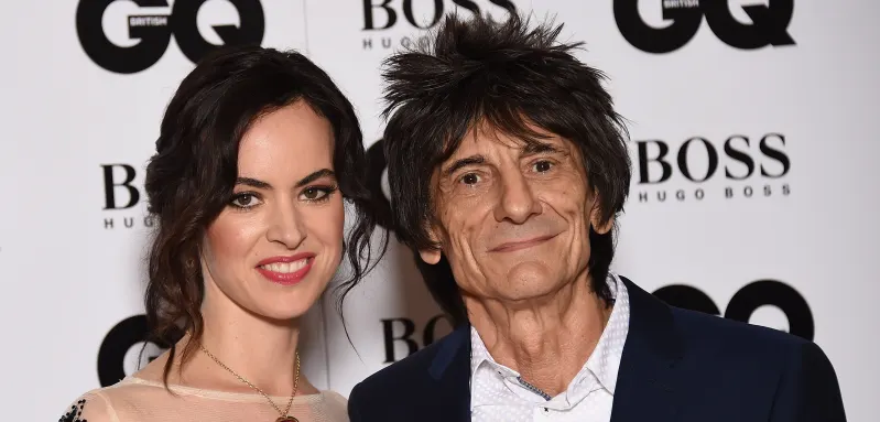 Ron Wood und seine Frau Sally Humphreys