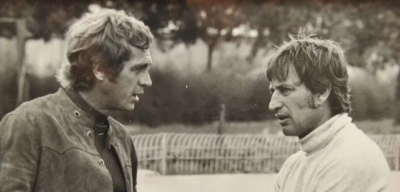 Siegfried Rauch und Steve McQueen