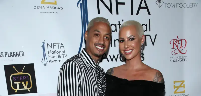 Amber Rose und Rapper A.E. 