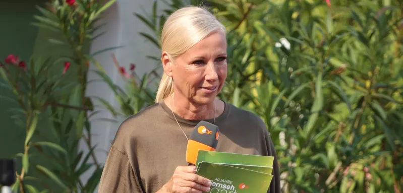andrea kiewel zdf fernsehgarten moderation