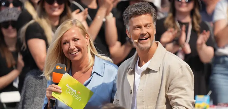 Andrea Kiewel und Wayne Carpendale