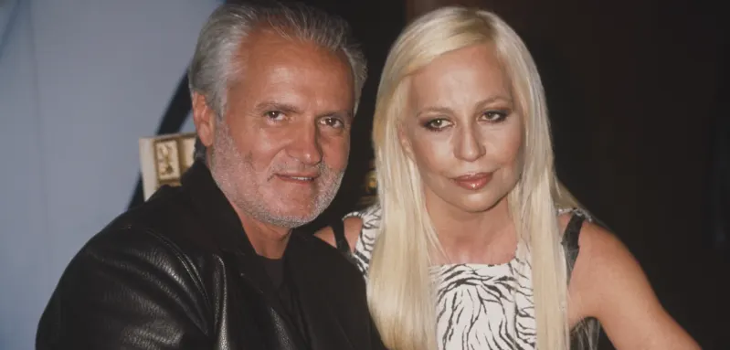 Gianni und Donatella Versace