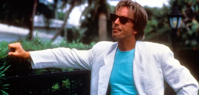 Don Johnson in "Miami Vice"