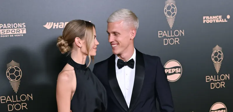 Dani Olmo und Laura Abla sind ein Paar.
