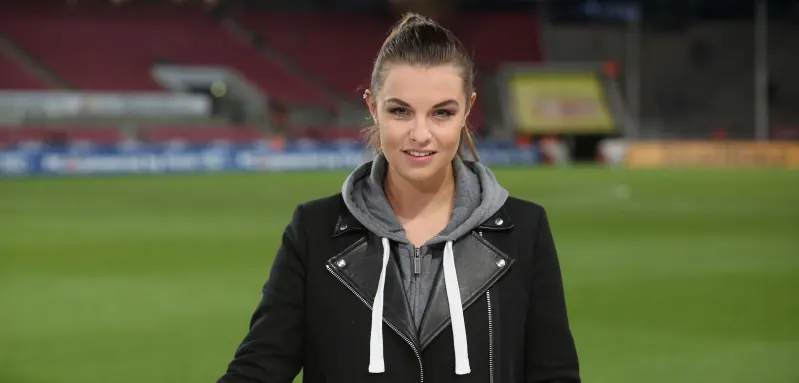 Laura Wontorra im Jahr 2014