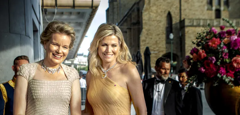 Königin Mathilde und Königin Maxima