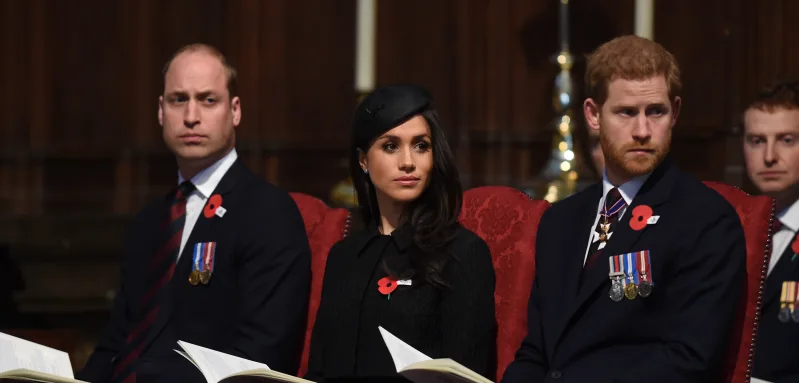Prince Harry And Meghan Markle Attend Anzac Day Services