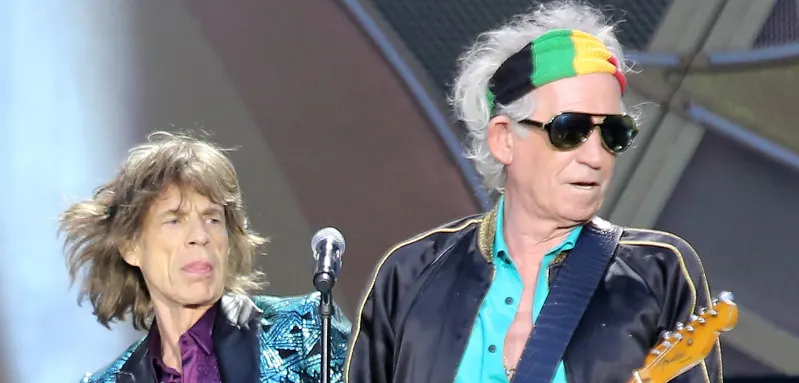 Mick Jagger und Keith Richards