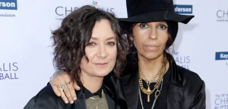 Sara Gilbert und Linda Perry