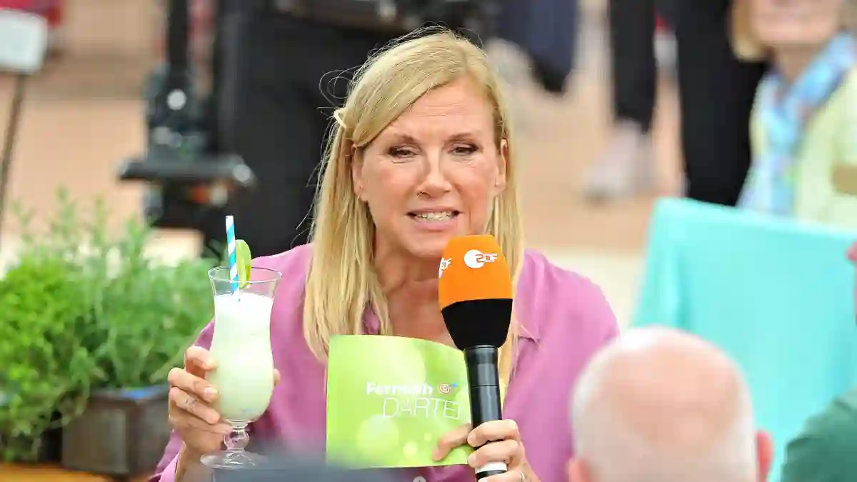 Moderatorin Andrea Kiewel „ZDF-Fernsehgarten“
