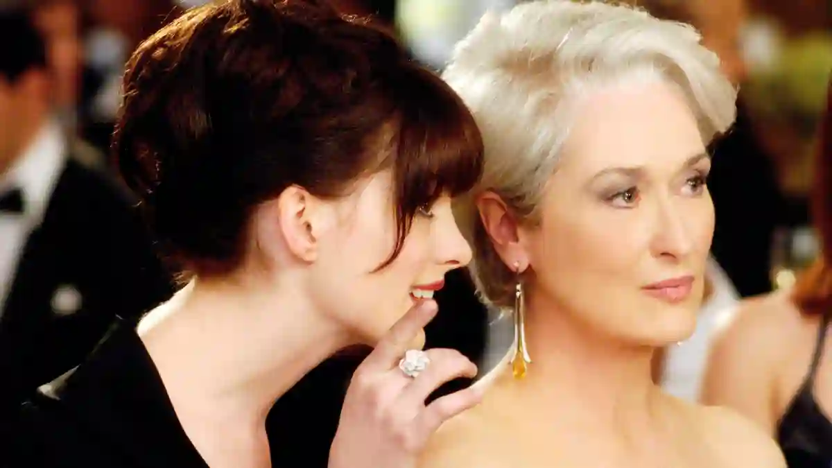 Anne Hathaway und Meryl Streep in „Der Teufel trägt Prada“