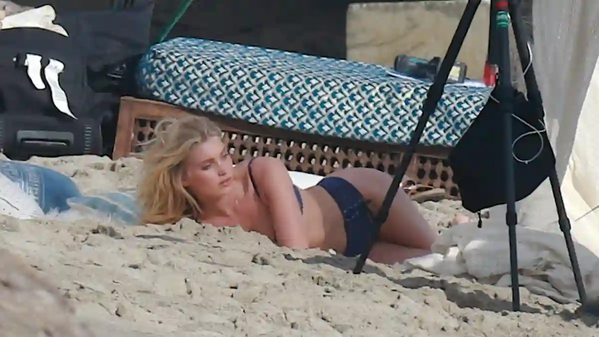 Elsa Hosk bei einem Fotoshooting 2016