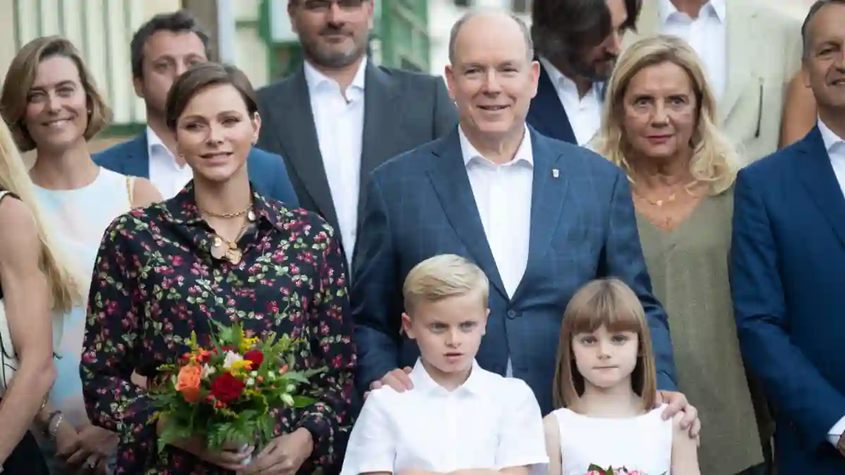 Fürstin Charlene, Fürst Albert II., Fürst Jacques und Fürstin Gabriella besuchen das traditionelle monegassische Picknick am 09. September 2023 in Monaco