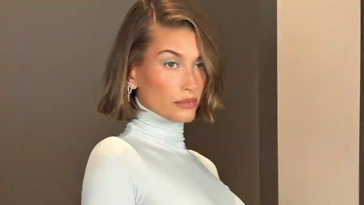 hailey bieber hochzeit kleid weiß