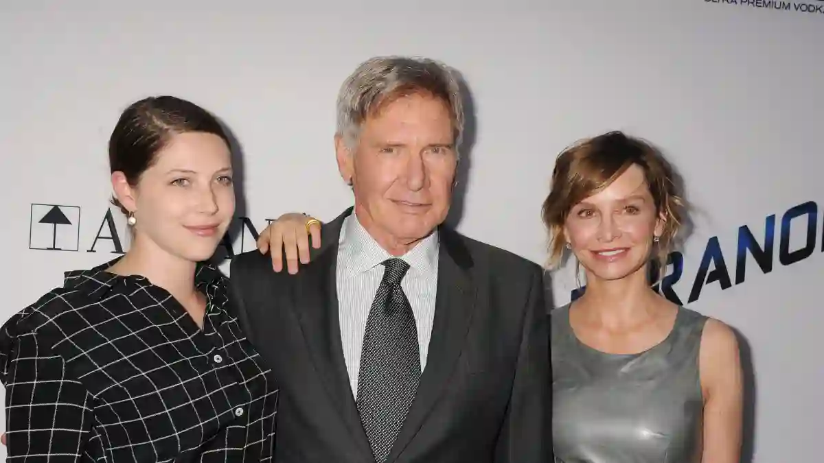 Harrison Ford mit Ehefrau Calista Flockhart und Tochter Georgia