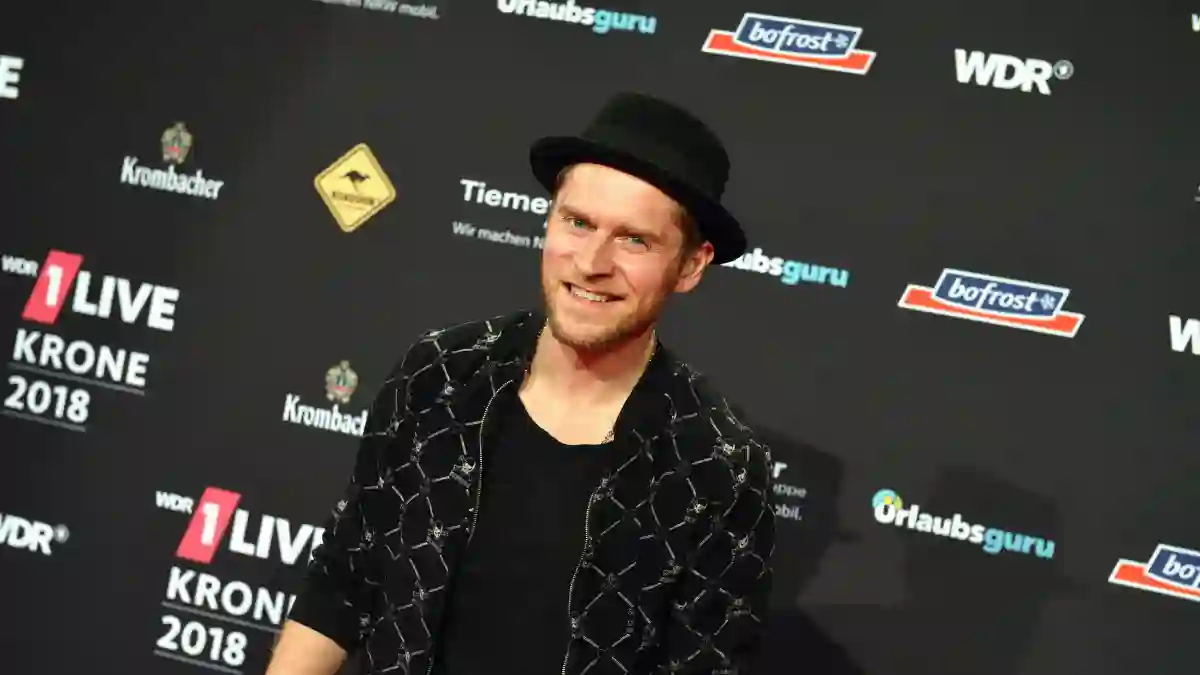Johannes Oerding bei der 1live-Krone im Dezember 2018