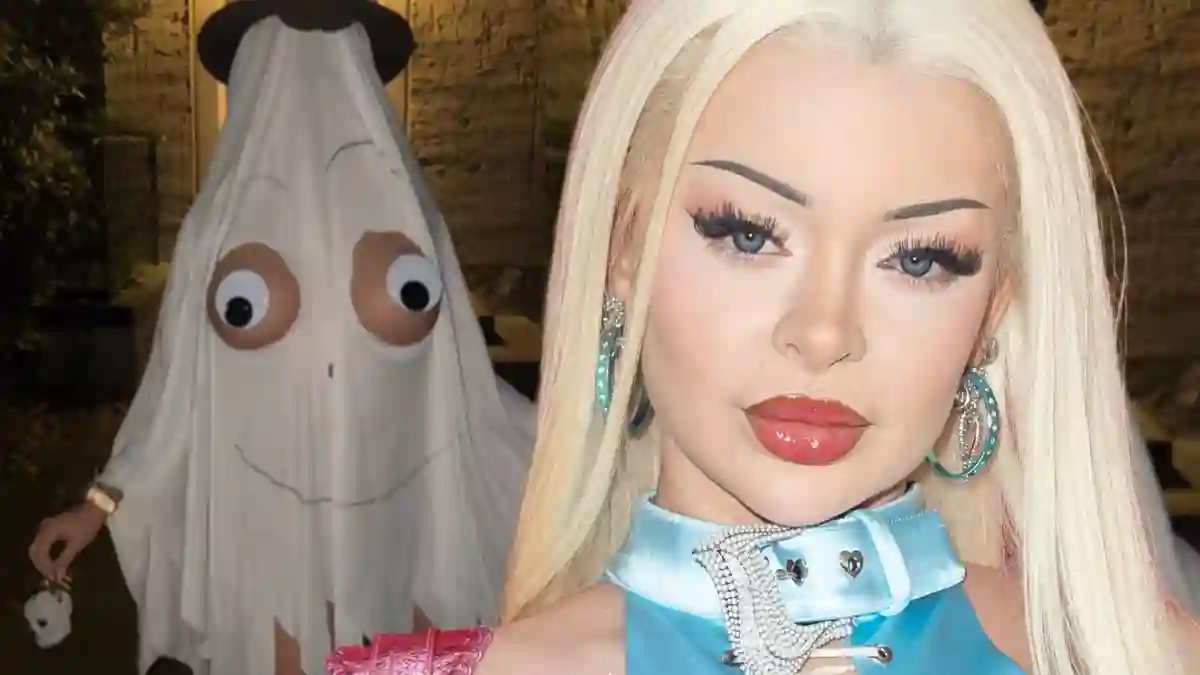 Katja Krasavices gewagtes Halloween-Kostüm schockiert