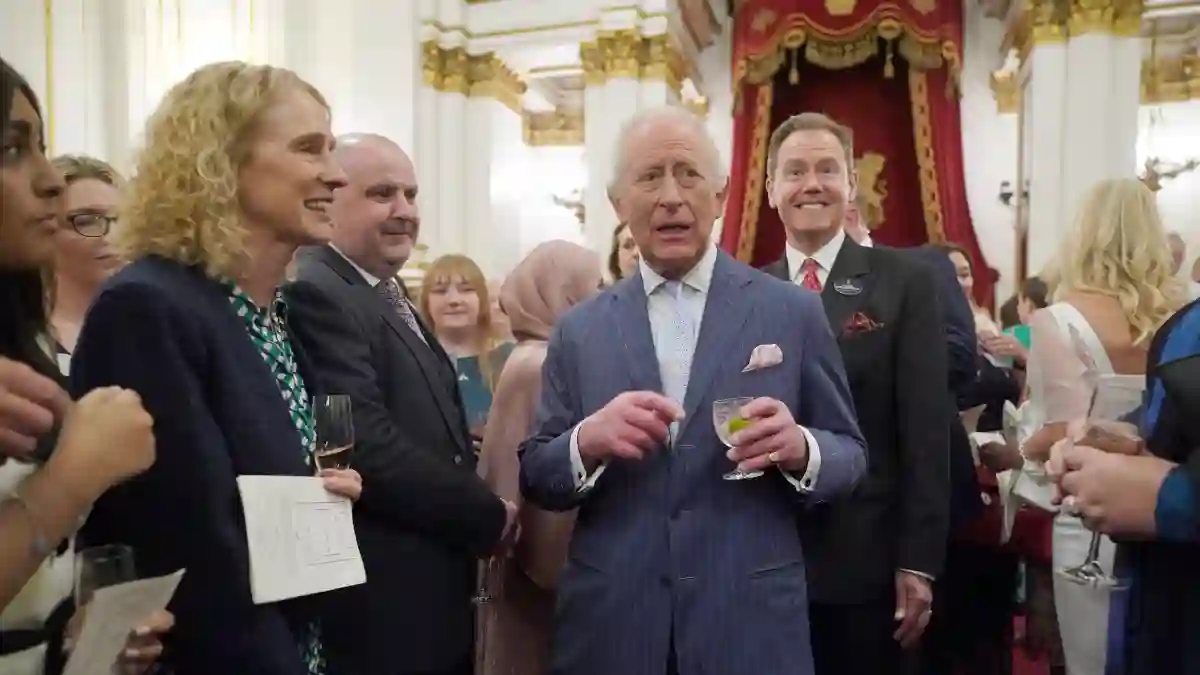 könig charles empfang termin heute
