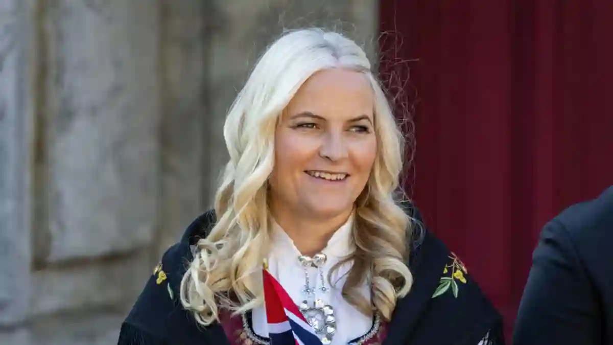 Kronprinzessin Mette-Marit von Norwegen am Nationalfeiertag am 17. Mai 2023 in Oslo.