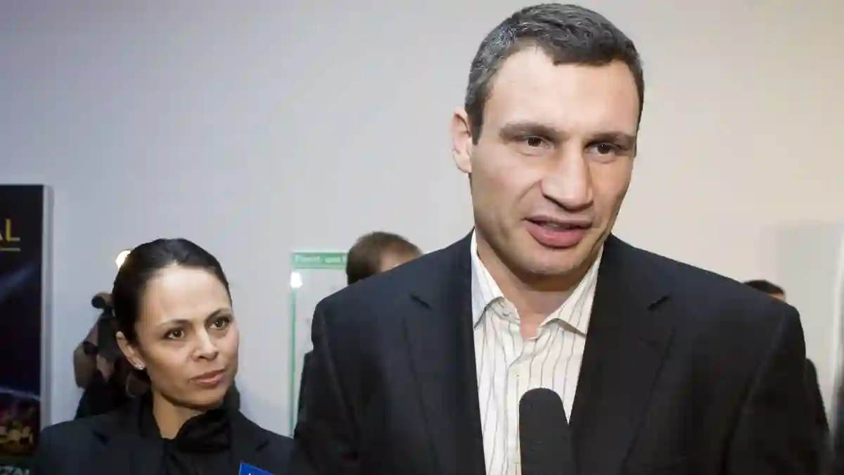 Natalia Yegorova und Vitali Klitschko