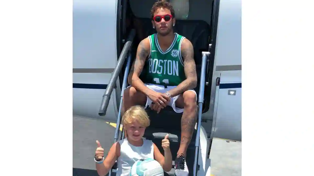 Neymar und sein Sohn
