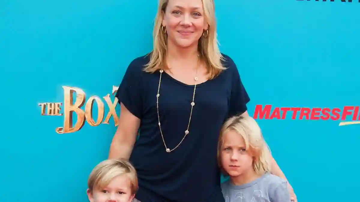 Nicole Sullivan mit ihren beiden Söhnen
