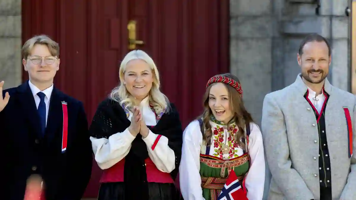 Prinzessin Mette-Marit Prinz Sverre Magnus Prinzessin Ingrid Alexandra Prinz Haakon 2022