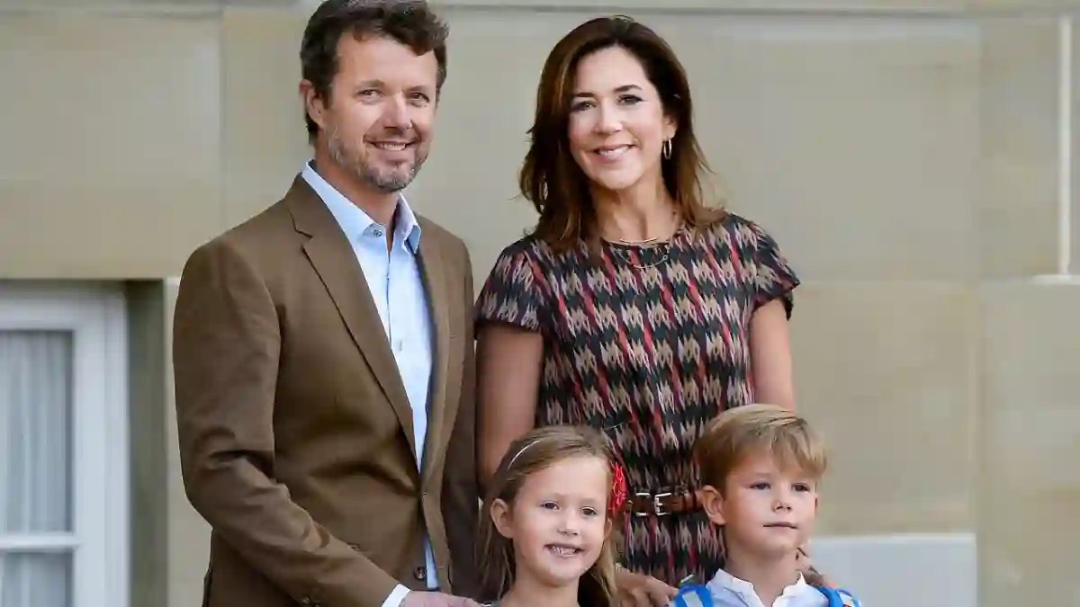 Einschulung Dänemark Royals Königshaus Prinz Frederik, Prinzessin Mary, Prinzessin Josephine und Prinz Vincent