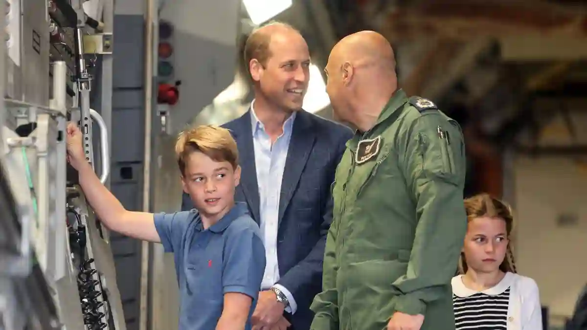 Prinz George und Prinz William im Juli 2023