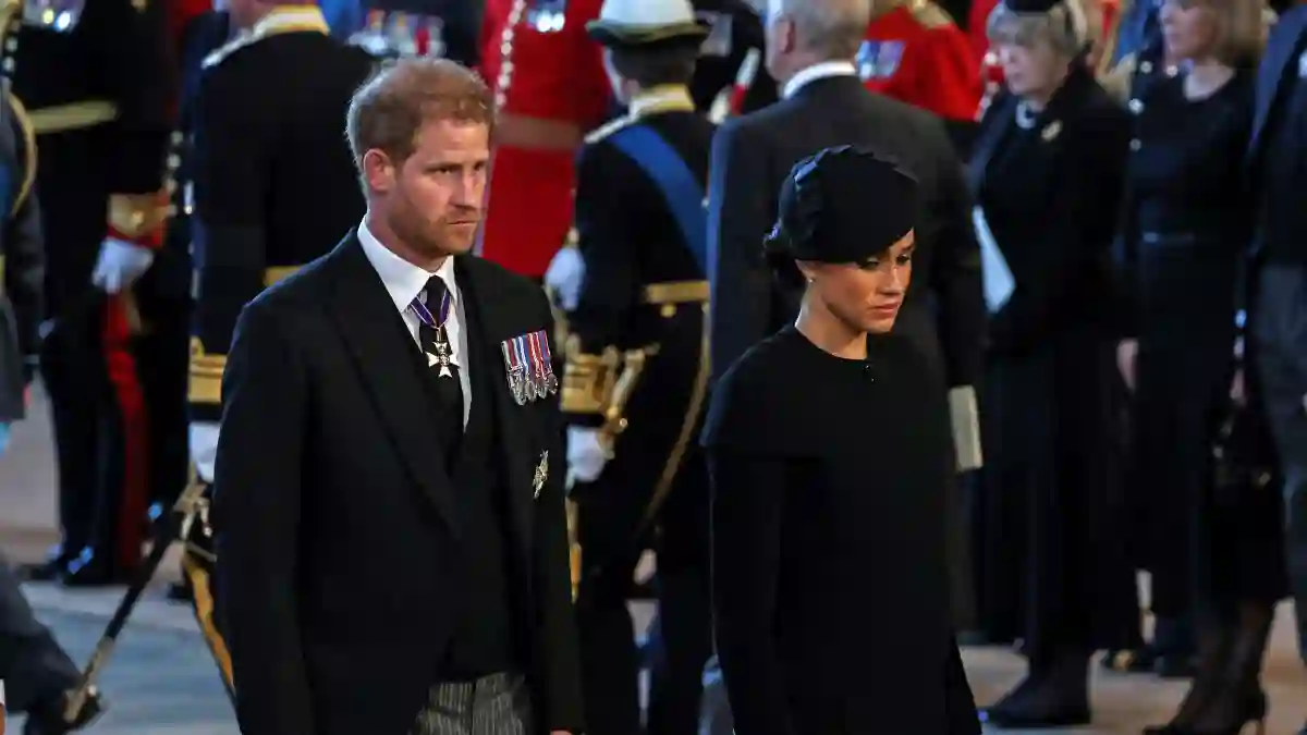 Prinz Harry und Herzogin Meghan queen beerdigung