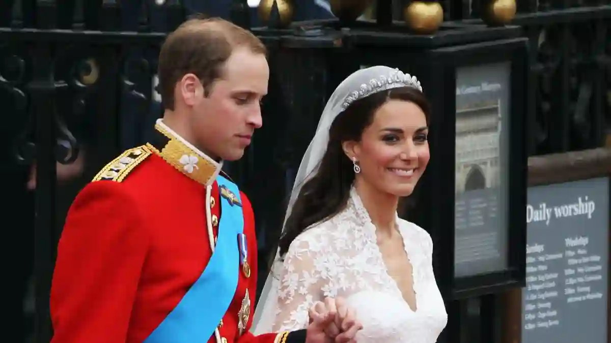 Prinz William und Prinzessin Kate bei ihrer Hochzeit 2011