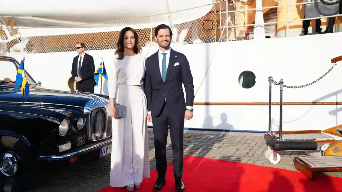 prinzessin sofia prinz carl philip schweden empfang stockholm schiff danneborg