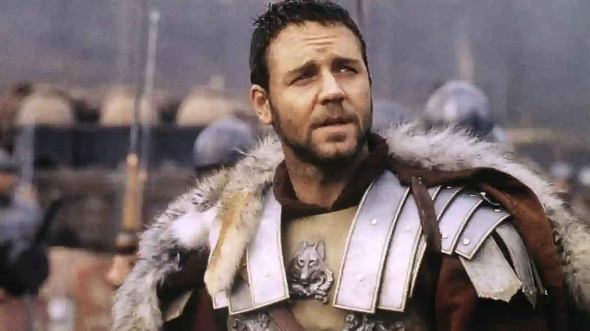 Russell Crowe „Maximus“ in dem Film „Gladiator“