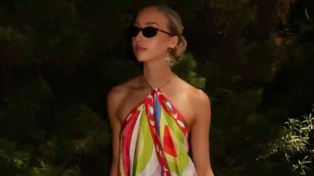 shania geiss heiß freizügig haut beine look sommer