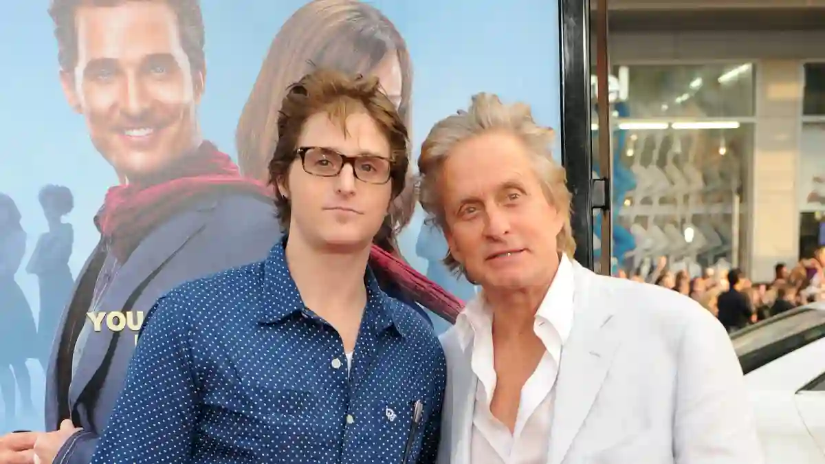 Michael Douglas (rechts) mit seinem Sohn Cameron Douglas