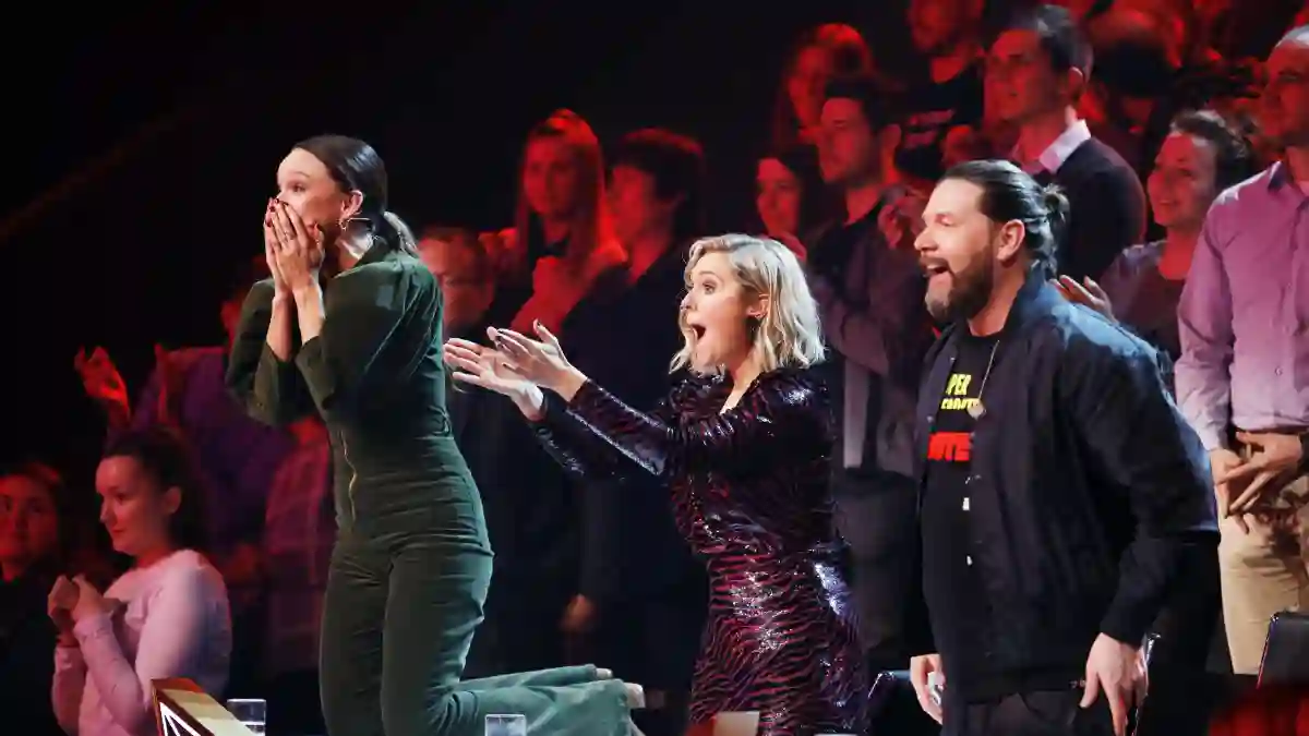 Carolin Kebekus, Ruth Moschner und Rea Garvey bei „The Masked Singer“ 2020