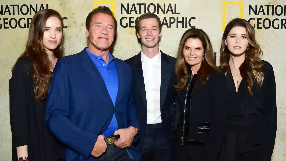 Christina, Arnold, Patrick Schwarzenegger, Maria Shriver, Katherine Schwarzenegger