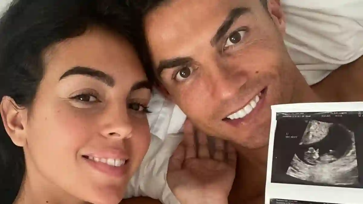 Cristiano Ronaldo mit seiner Partner Georgina