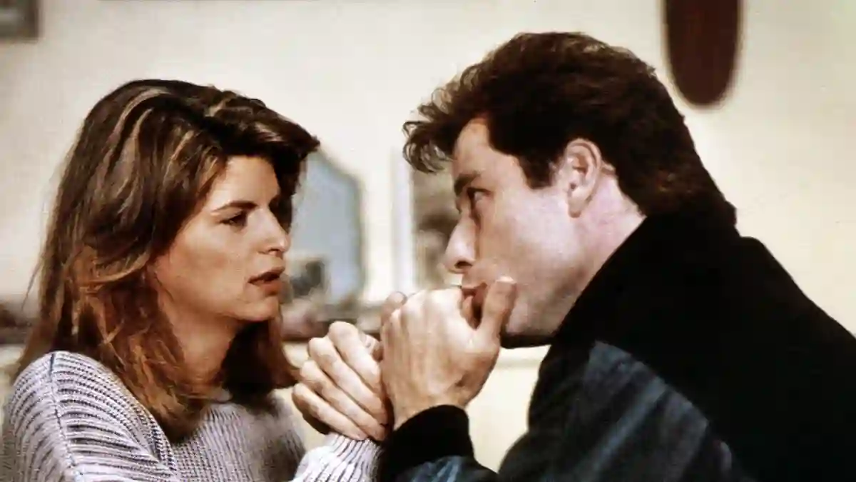 Kirstie Alley und John Travolta 1989