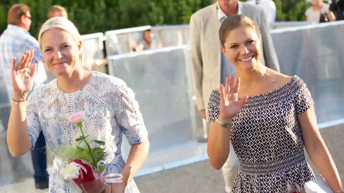 norwegische schwedische royals Die Familien Prinzessin Victoria Mette-Marit  gemeinsamen Ausflug
