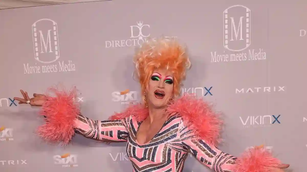 Drag Queen Olivia Jones bei der Movie Meets Media Party in Berlin