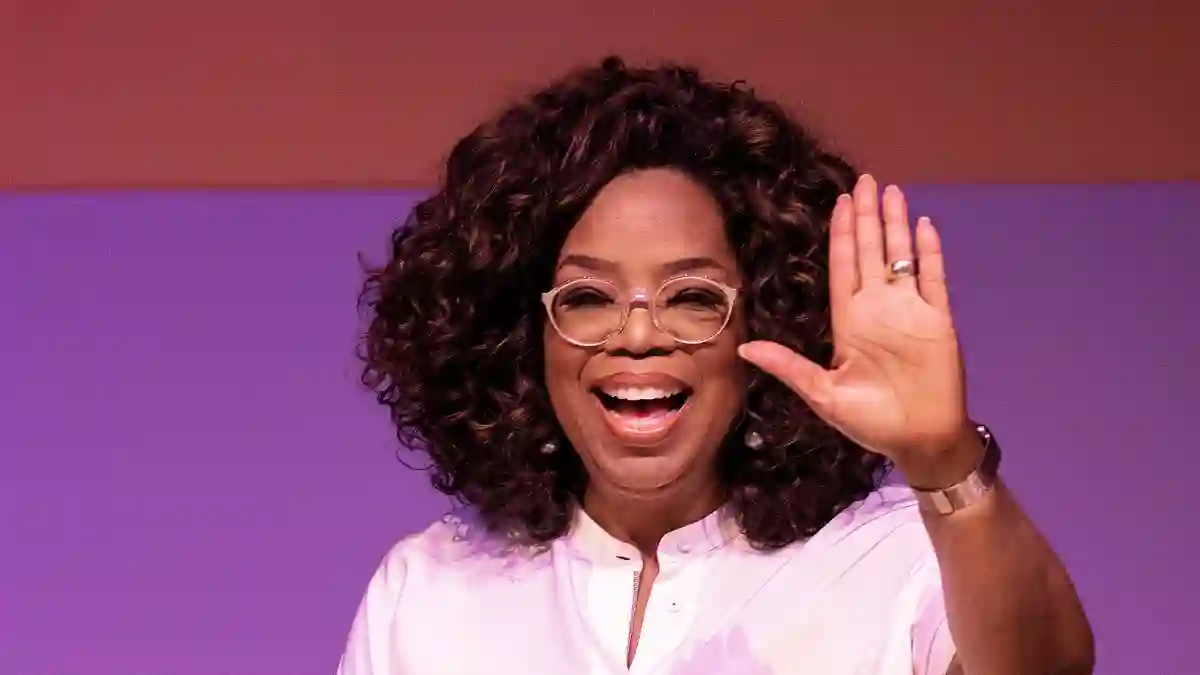 Oprah Winfrey in Johannisburg bei einer Rede zu Ehren Nelson Mandelas 2019